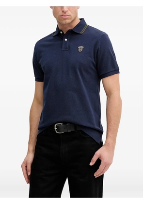 Hackett logo-appliquéd polo shirt - Blue