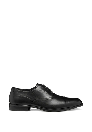 Geox cap toe lace-up shoes - Black