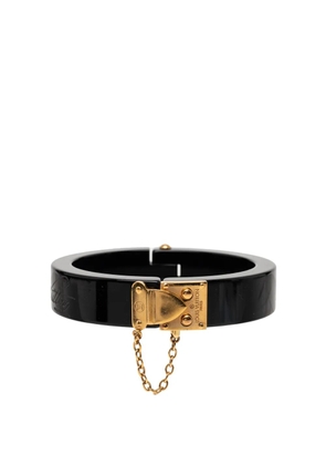 Louis Vuitton Pre-Owned 2011 Resin Lock Me Bracelet costume bracelet - Black