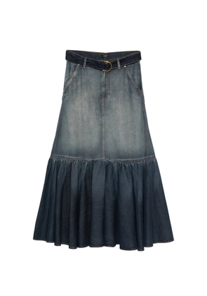 PINKO denim maxi skirt - Blue