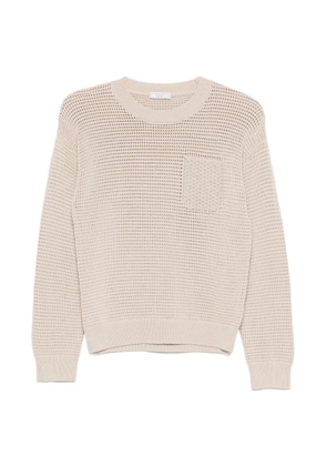 Peserico open-knit sweater - Neutrals