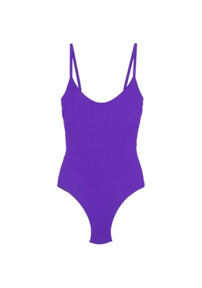 Fisico crew-neck swimsuit - Purple