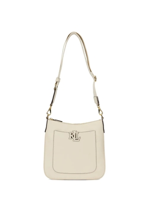 Lauren Ralph Lauren logo adjustable leather shoulder bag - Neutrals