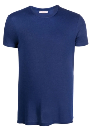 Orlebar Brown plain cotton-modal T-shirt - Blue