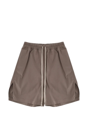 Rick Owens drawstring-fastening split shorts - Neutrals