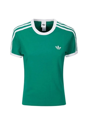 adidas slim logo T-shirt - Green