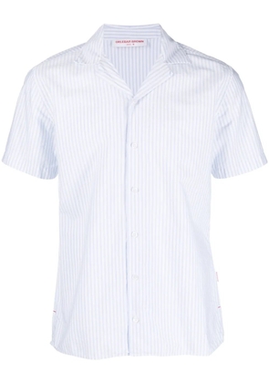 Orlebar Brown Travis striped short-sleeve shirt - Blue