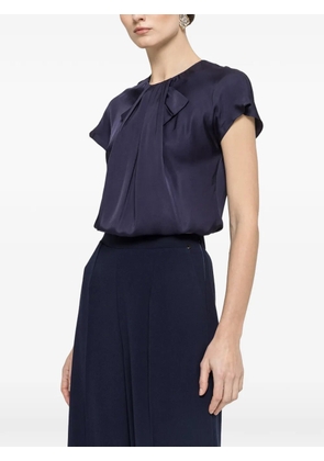NISSA pleat blouse - Blue