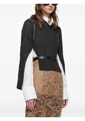 Acne Studios V-neck top - Black