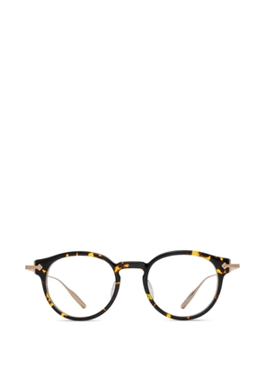 Barton Perreira Eugene metallic round-frame glasses - Brown