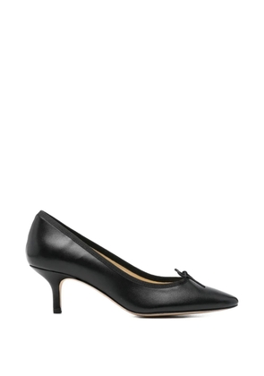 Repetto Cendrillon bow court heeled pumps - Black