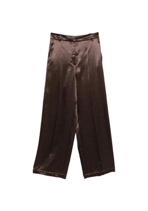 Alysi shiny band trousers - Brown