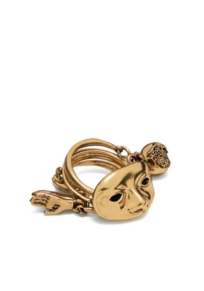 LEMAIRE charm-detail set of rings - Gold