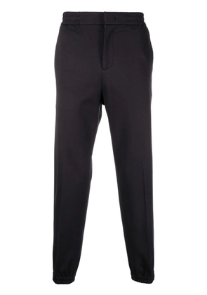 Emporio Armani mid-rise tapered trousers - Blue