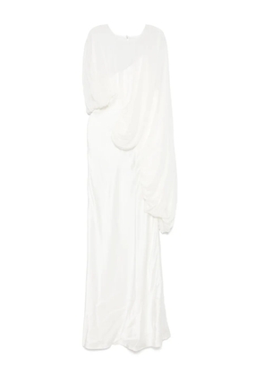 Christopher Esber Cumulus draped gown - White