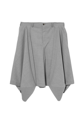 Comme des Garçons Homme Plus flapped shorts - Grey