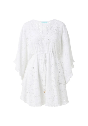 Melissa Odabash Ivy broderie-anglaise kaftan - White