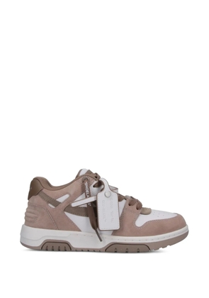 Off-White arrow appliqué sneakers - Brown