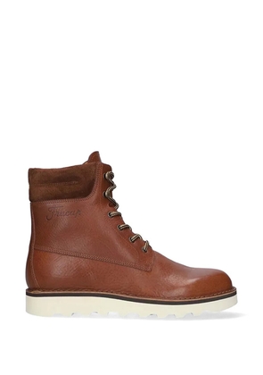 Fracap Explorer suede-panel ankle boots - Brown
