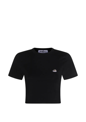 Fiorucci Angels-patch T-shirt - Black