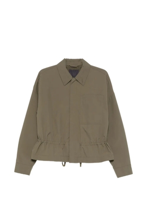Tibi box-pleat jacket - Green