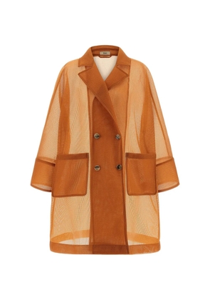 Herno double-breasted coat - Orange