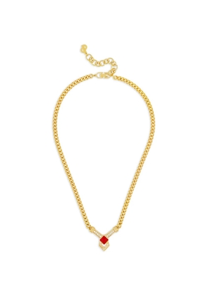 Christian Dior Pre-Owned 1980s curb-chain necklace - Gold