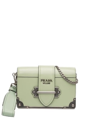 Prada Pre-Owned 2013-2026 Spazzolato Soft Calfskin Cahier crossbody bag - Green