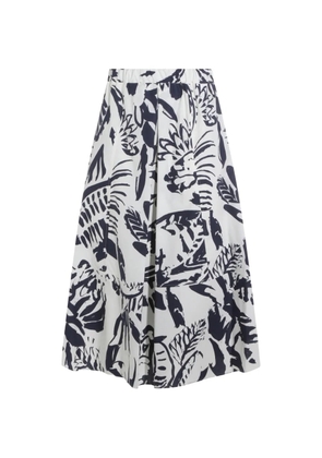 Antonelli floral-print skirt - Blue