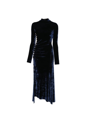 Paco Rabanne Pre-Owned button-detail dress - Blue