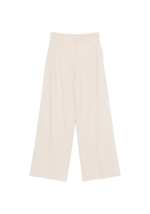Max Mara textured wide leg trousers - Neutrals