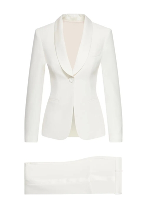Giorgio Armani wool single-breasted suit - White