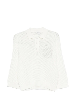 Peserico knitted polo shirt - White