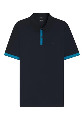 BOSS cotton polo shirt - Black