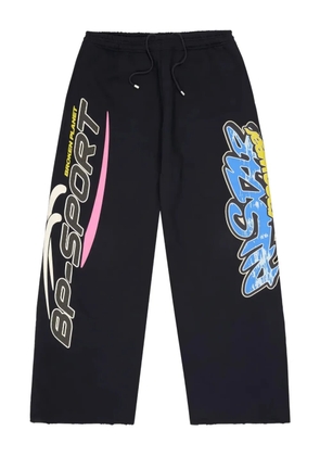 BROKEN PLANET graphic-print track pants - Black