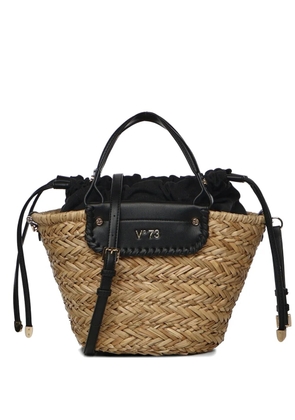 V°73 drawstring tote bag - Neutrals