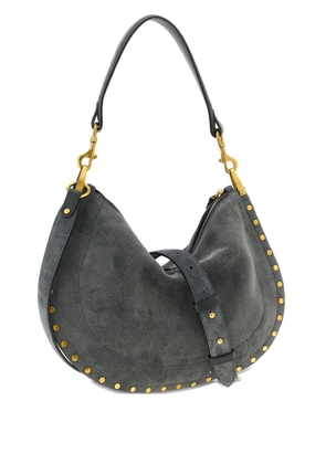 ISABEL MARANT stud-appliqué zip shoulder bag - Grey