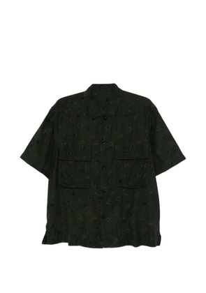 sacai floral-print shirt - Green