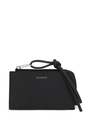 Jil Sander Giro leather pouch - Black
