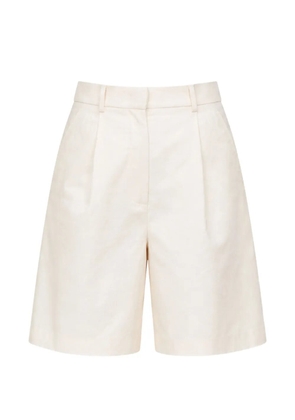 Weekend Max Mara pleated tailored shorts - Neutrals