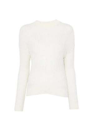BOMPARD ribbed round-neck sweater - Neutrals
