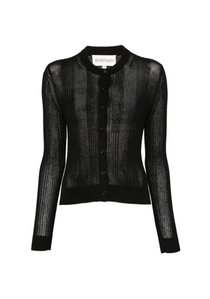 BOMPARD ribbed button-fastening cardigan - Black