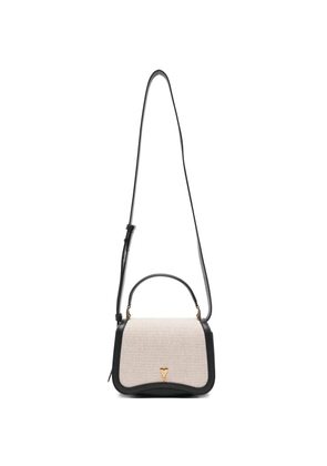 AMI Paris top handle detail tote bag - Neutrals