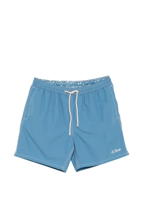 MC2 Saint Barth drawstring contrast-stitch swim shorts - Blue