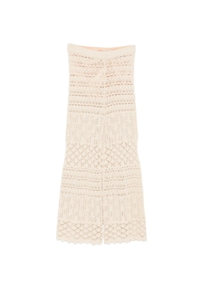 Semicouture crochet trousers - Neutrals