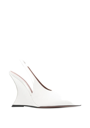 Paris Texas sculpted-heel pumps - White