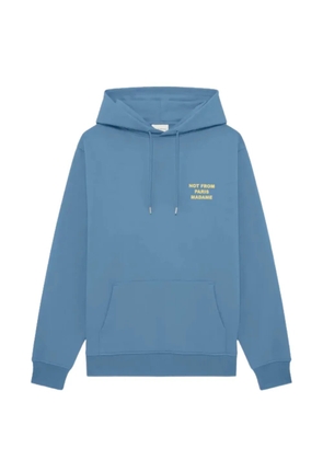 Drôle De Monsieur slogan hoodie - Blue