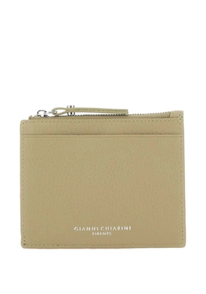 GIANNI CHIARINI pebbled leather wallet - Neutrals