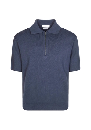 Daniele Fiesoli zip-up polo shirt - Blue