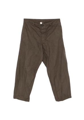 Ricorrrobe button-fastening trousers - Grey